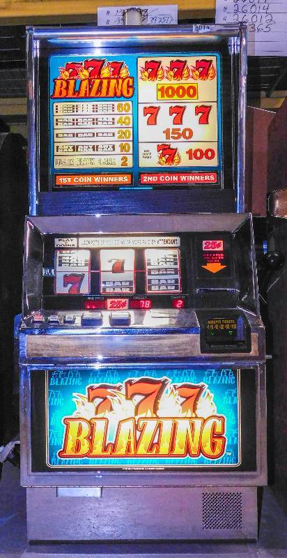 New Slot Machines For Sale Blazzing 7s