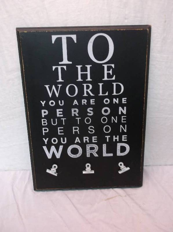 Wooden Sign