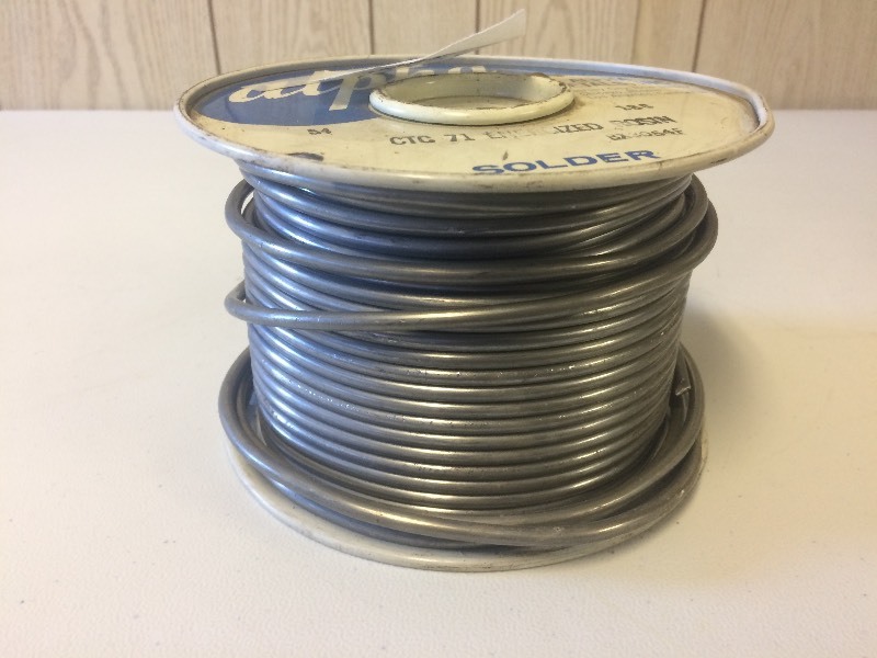 lot 7 image: SOLDER CTC 71 Energized Rosin .188 Dia