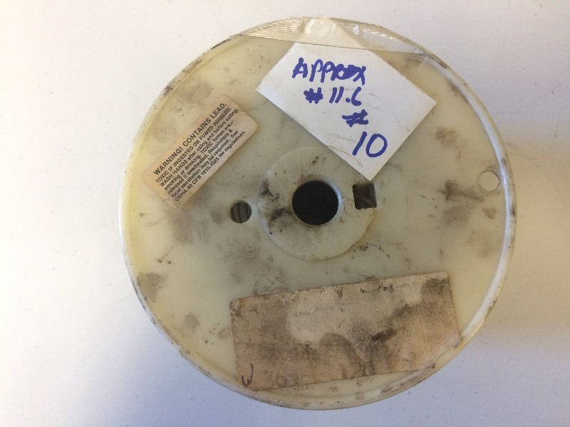lot 10 image: SOLDER Rosin Core .125 Dia