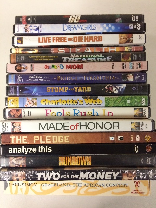 lot 55 image: 15 DVDs
