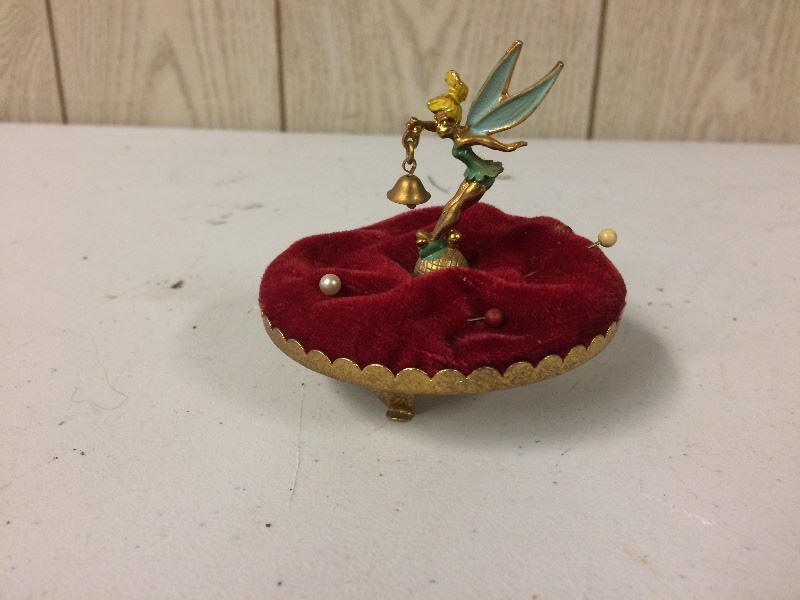 lot 96 image: Vintage Tinkerbell Fairy Pin Cushion