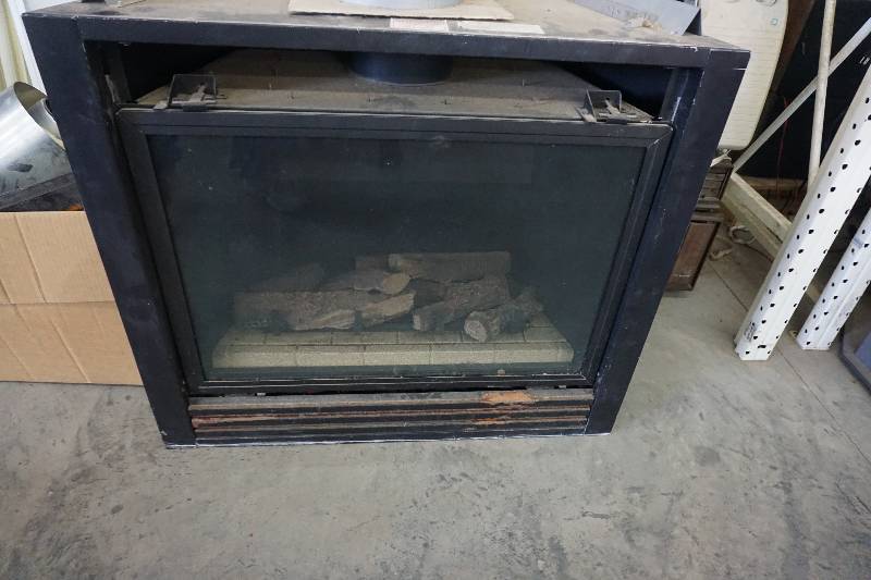 lot 6 image: Gas Fireplace Insert With Duct Work and Venting