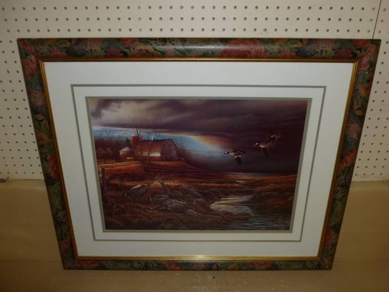 lot 1 image: Terry Redlin Print