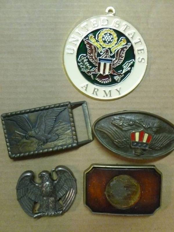 lot 78 image: Belt Buckles