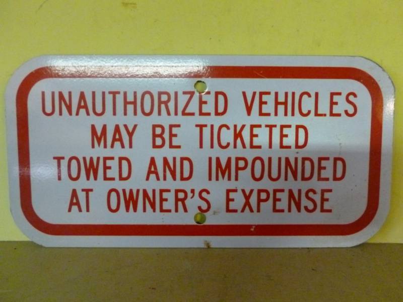 lot 149 image: Metal Sign