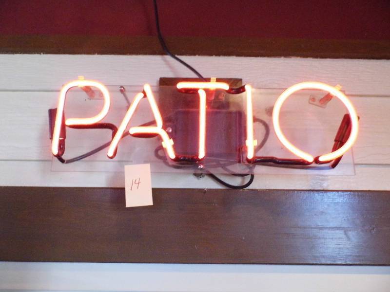 PATIO Neon Sign
