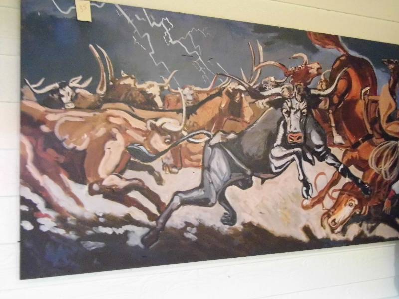 Painting of Bulls