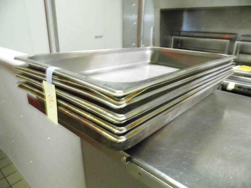 6 Stainless Steel Pans