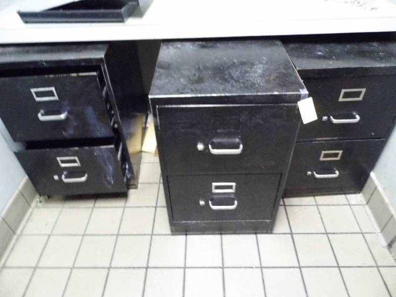 Lot of 3- 2 Drawer File Cabinets