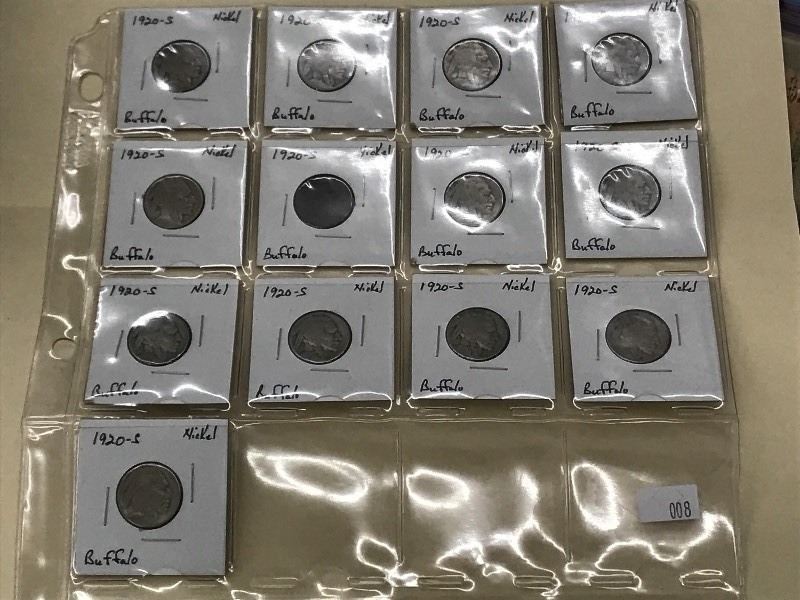 Buffalo Head Nickels Lot (13) - 192...