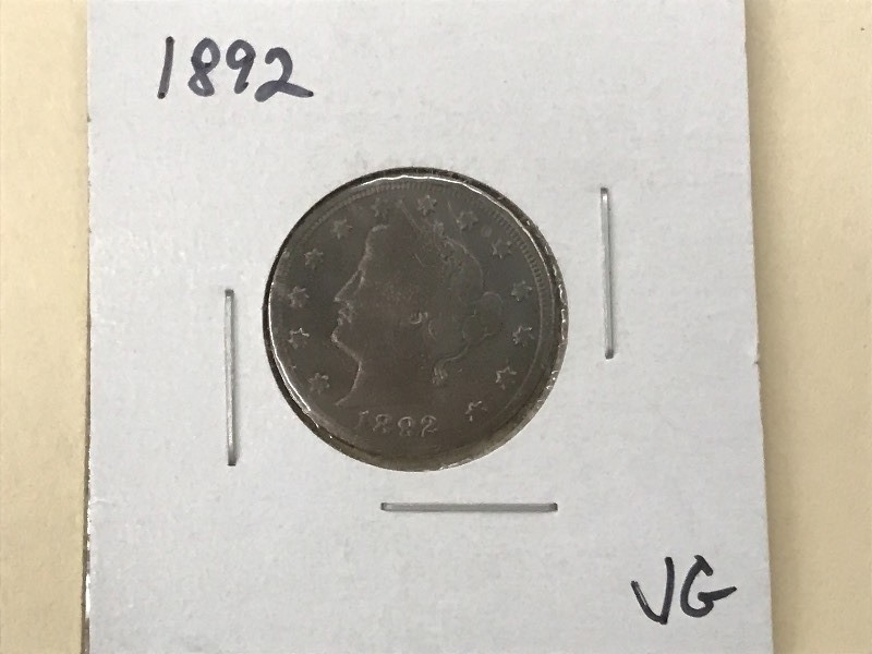 1892 Liberty Nickel...