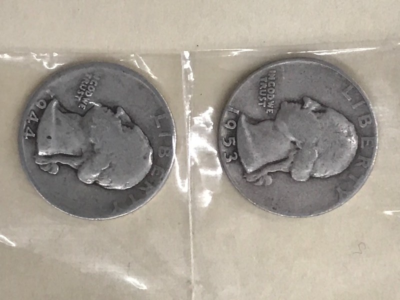 Washington Silver Quarters Lot (2) ...