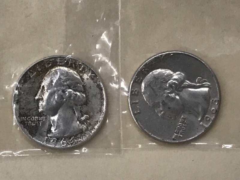 Washington Silver Quarters Lot (2) ...