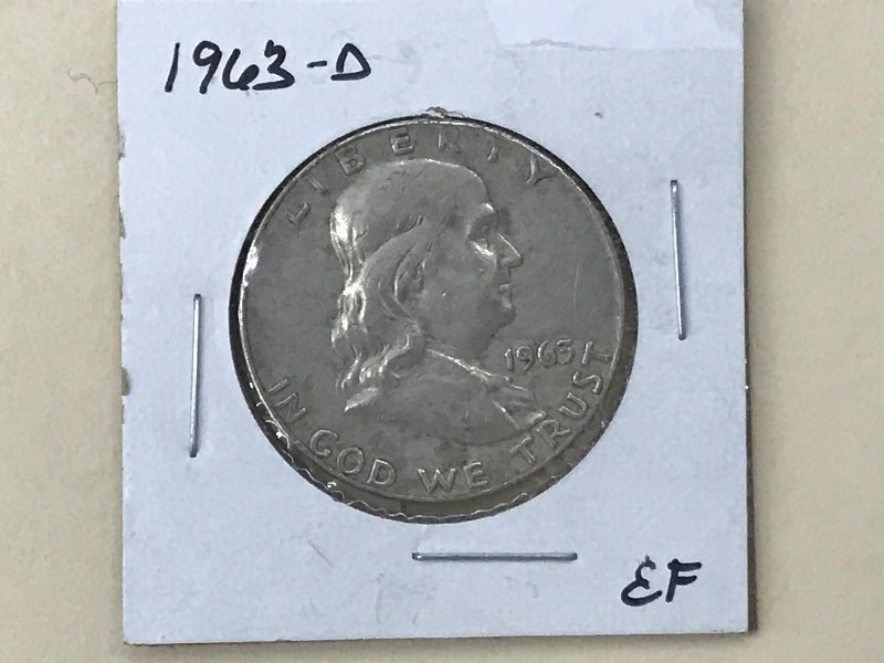 Franklin Silver Half Dollar - 1963 ...