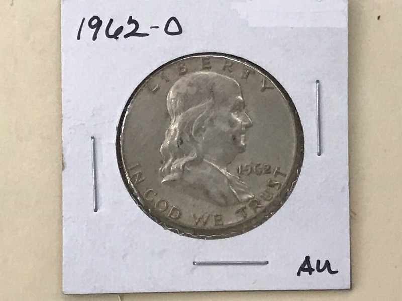 Franklin Silver Half Dollar - 1962 ...