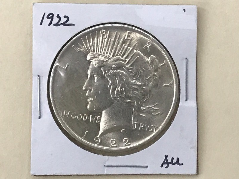Peace Silver Dollar - 1922 P ...
