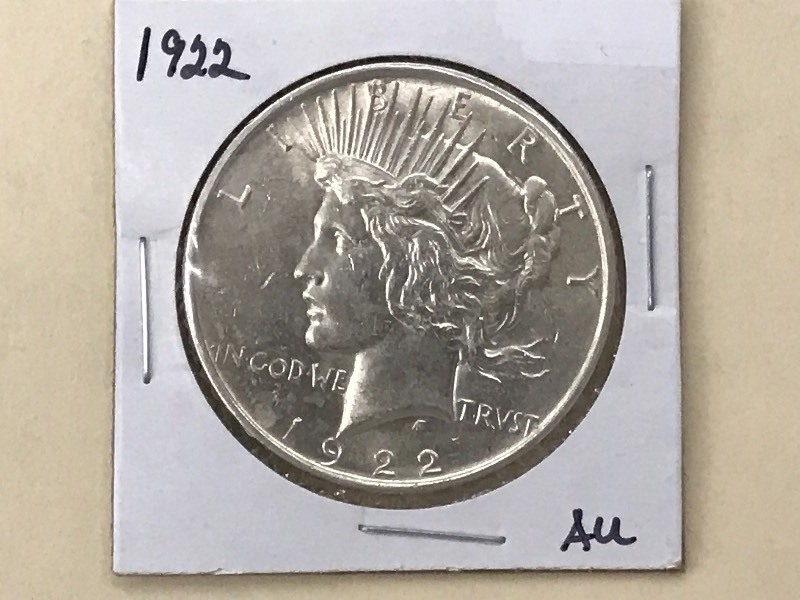 Peace Silver Dollar - 1922 P ...
