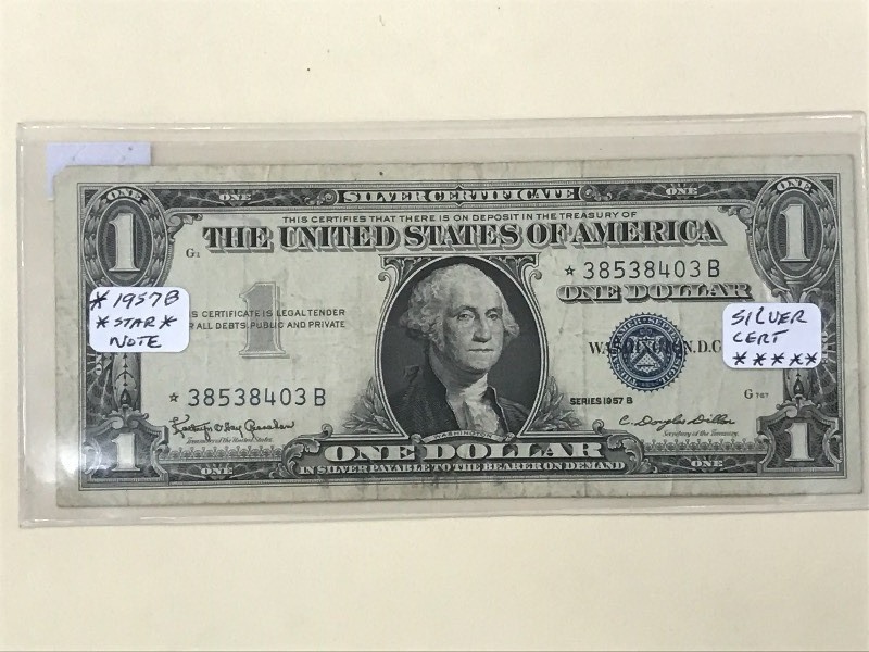 1957 B -  Star Note - $1.00 US Sil...
