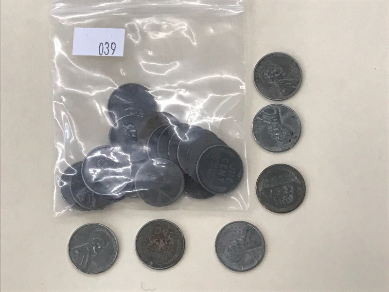 1943 P, D, S - Lincoln WW II Steel...