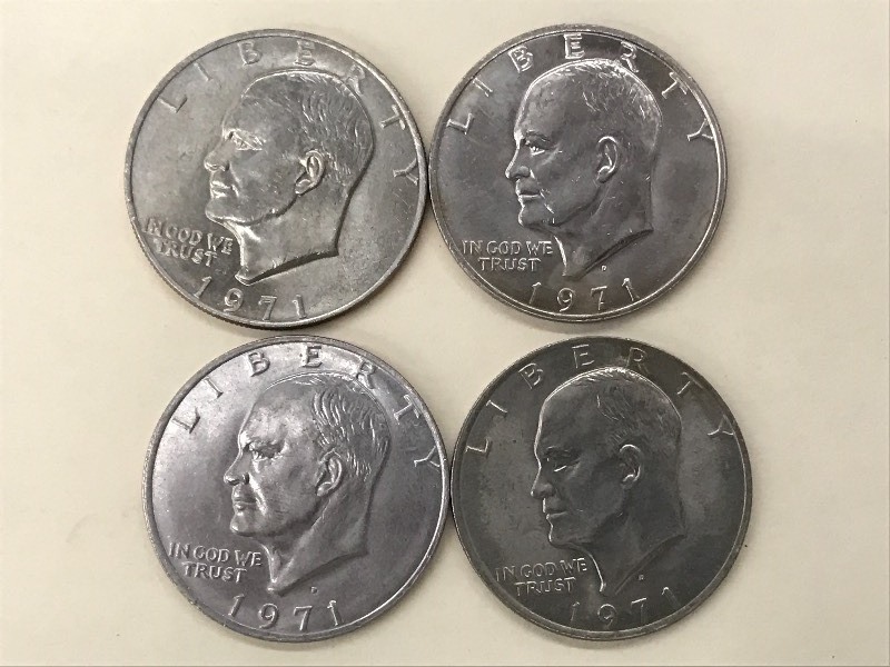 Eisenhower $1.00 Dollar Coins Lot -...