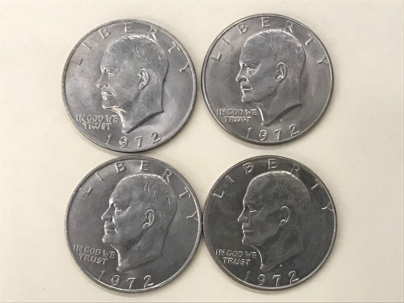 Eisenhower $1.00 Dollar Coins Lot -...