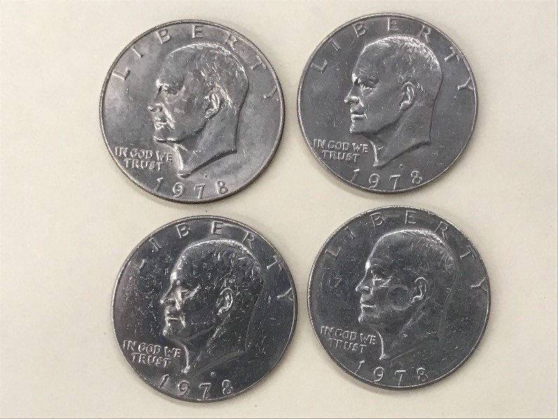 Eisenhower $1.00 Dollar Coins Lot -...