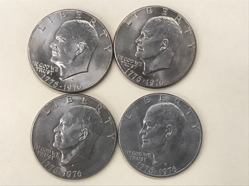 Eisenhower $1.00 Dollar Coins Lot -...