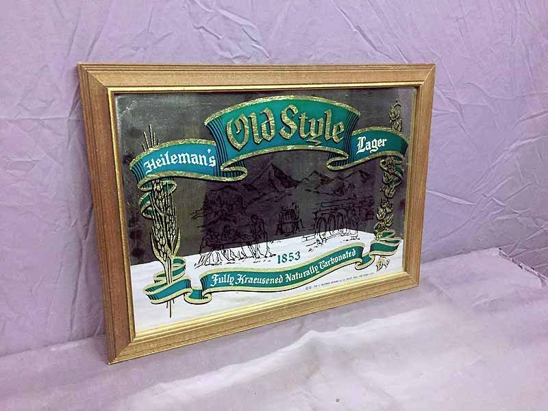 lot 53 image: Old Style mirror
