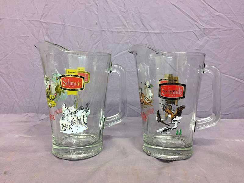 lot 59 image: Schmidt Beer glass pitchers
