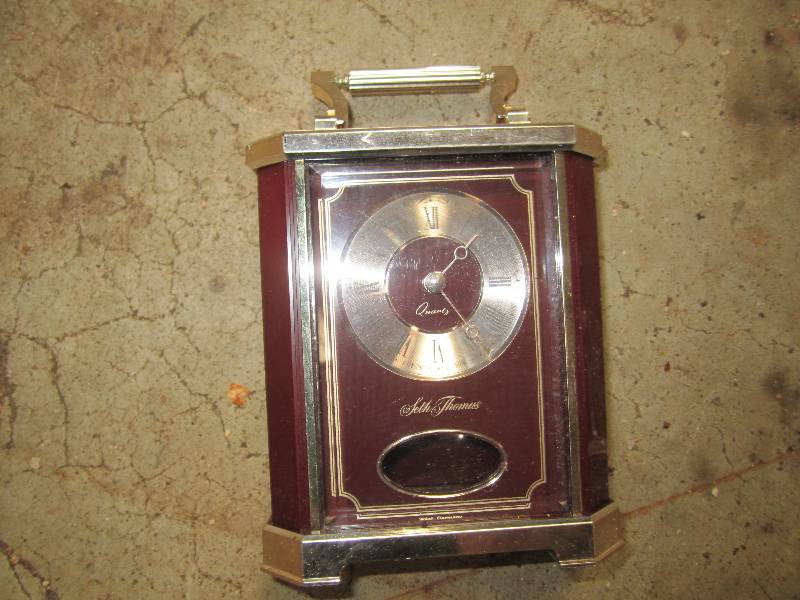 lot 66 image: Seth Thomas clock...