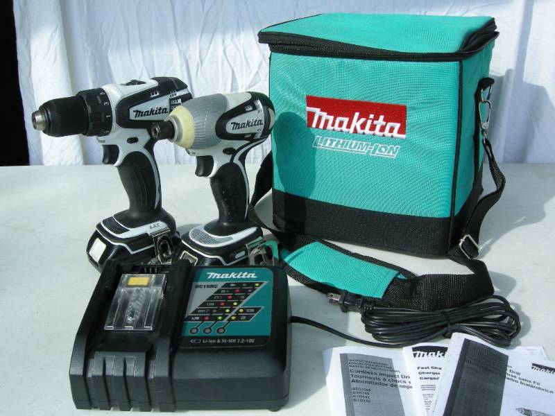 lot 23 image: Makita 18v DrillImpact Combo Kit