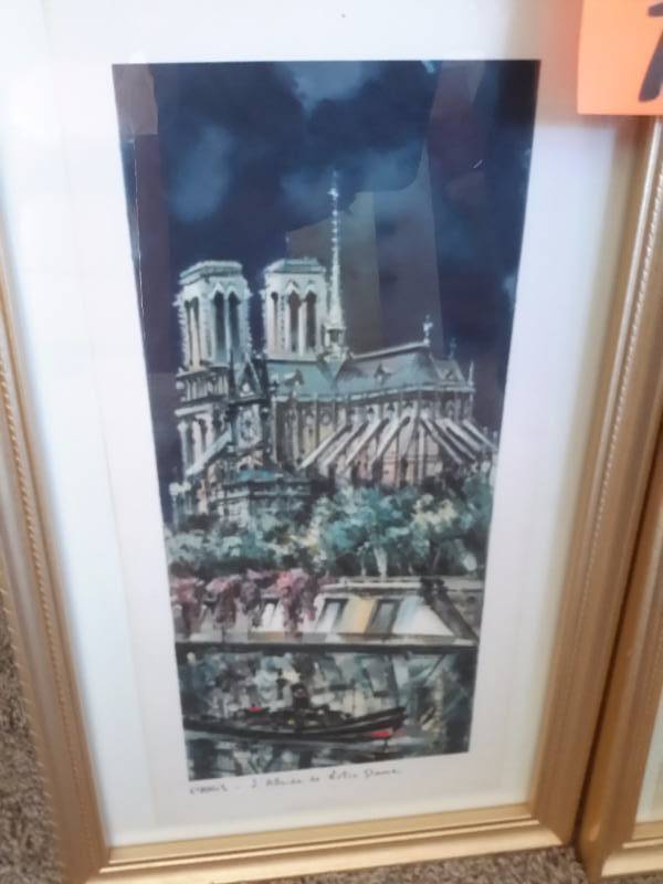 3, Paris Theme Prints