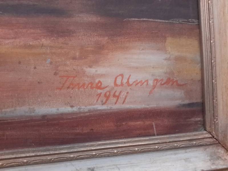 Thurm Almgren, 1941.. Original