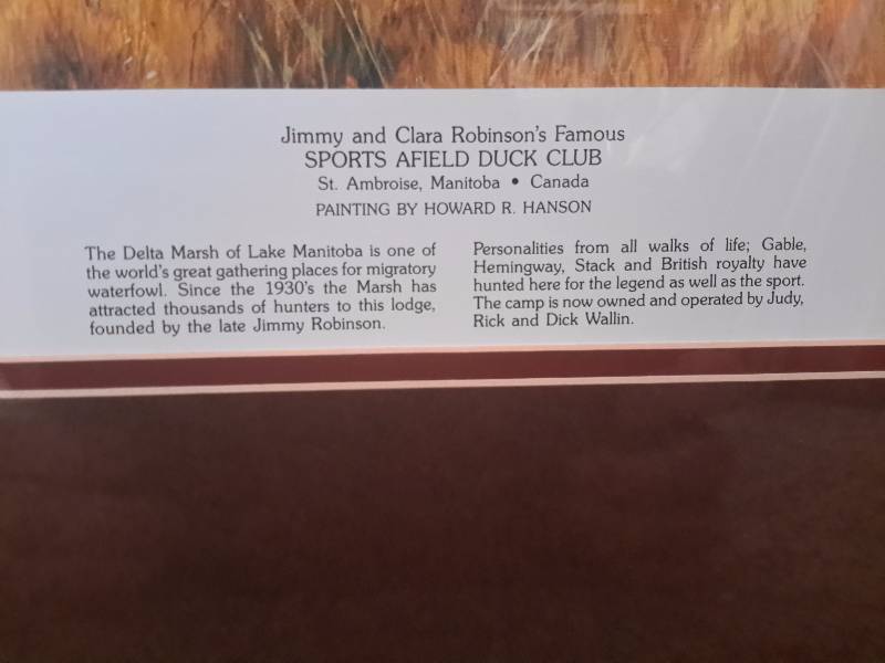 Jimmy and Clara Robinsons Famous Sports Afield Duck Club