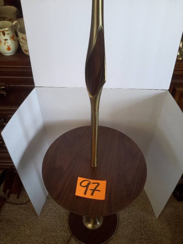 Mid Century Table lamp Stand.. Tested and Works.. No shade