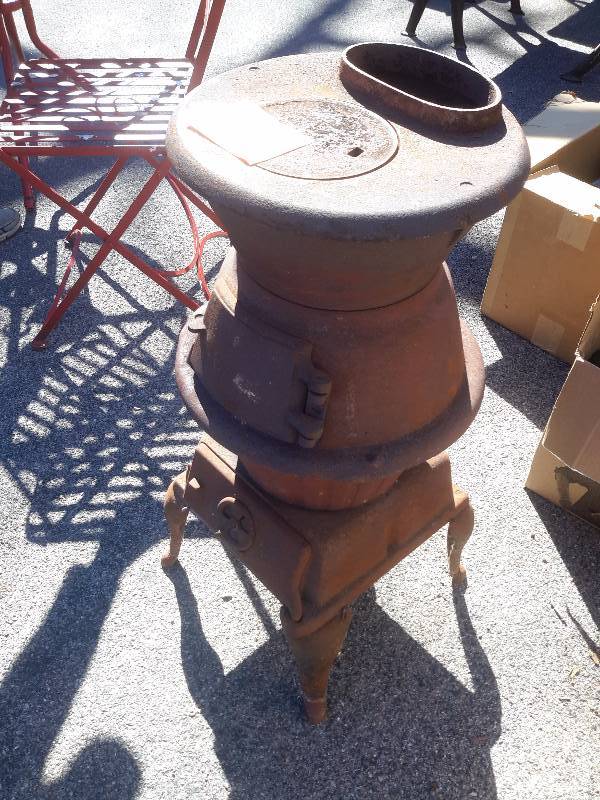 German Pot Belly Cast Iron Stove