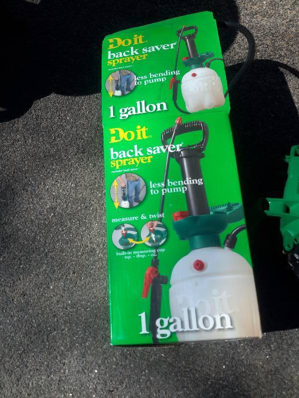 Ground Keeper Weed Eater Blower  Chemical sprayer