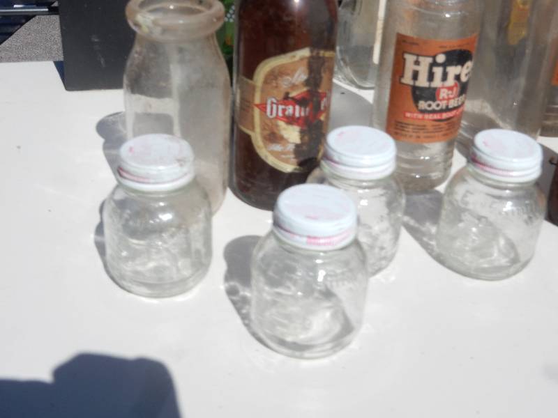 Misc Vintage Glassware and containers