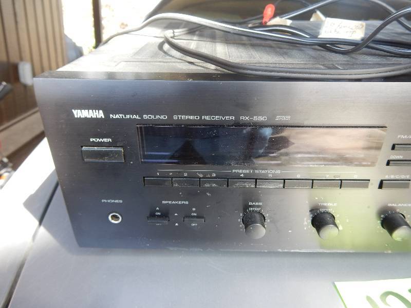 YAMAHA Natural Sound, Stereo Receiver, RX550