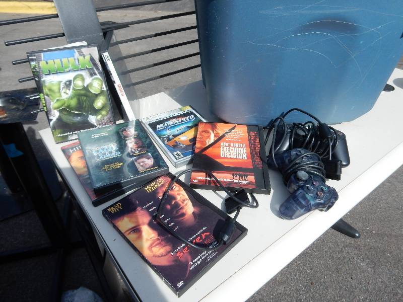 Misc. DVDs, 2 Play Station Remote controls