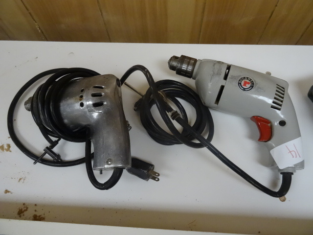 lot 14 image: Rockwell 38 electric drill and Bla...