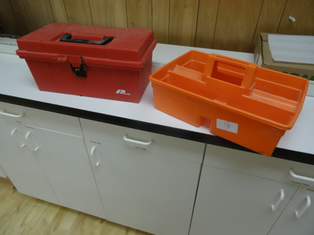 lot 18 image: Plano plastic tool box. 16. Plasti...