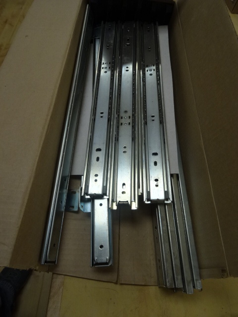lot 19 image: Accuride pencil drawer slides. Plea...
