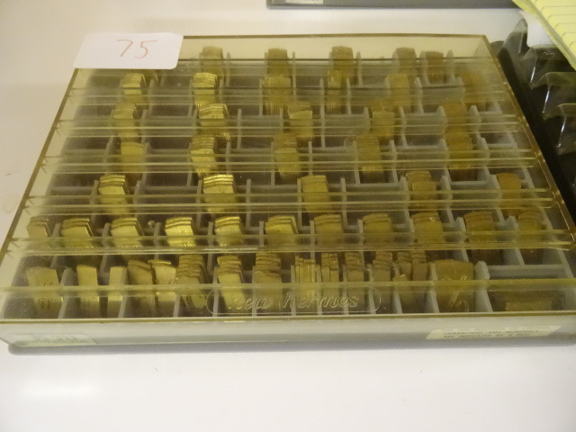 lot 75 image: New Hermes 35-311 brass engraving t...