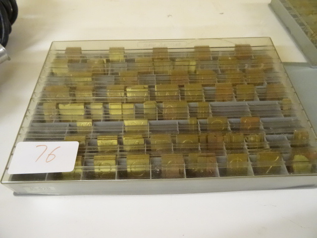 lot 76 image: New Hermes 35-020 brass engraving t...