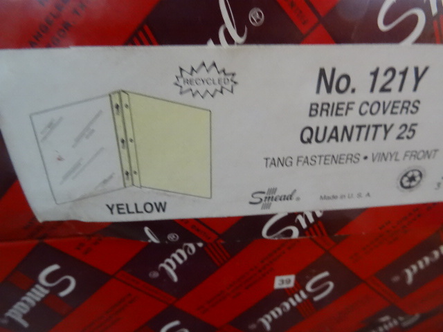 Smead no 121& brief covers. Qty 75....