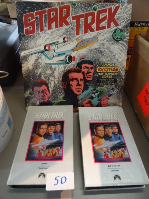 Vintage Star Trek VHS tapes. Catspa...