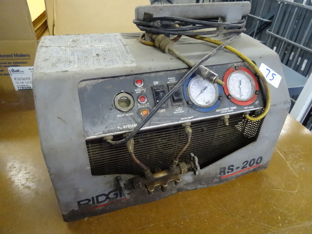 Ridgid RS-200 type II refrigerant r...
