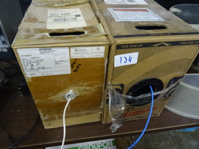 2 rolls of wire. Telephone wire. Su...